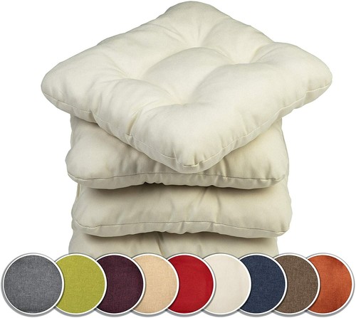 4er set stuhlkissen 40x40cm - set,