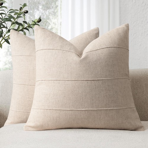 Kissenbezug natur leinen beige - natur,