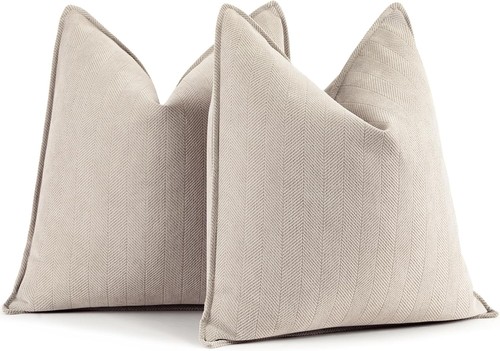 Beige kissenbezug 40x40 2er - 40x40,